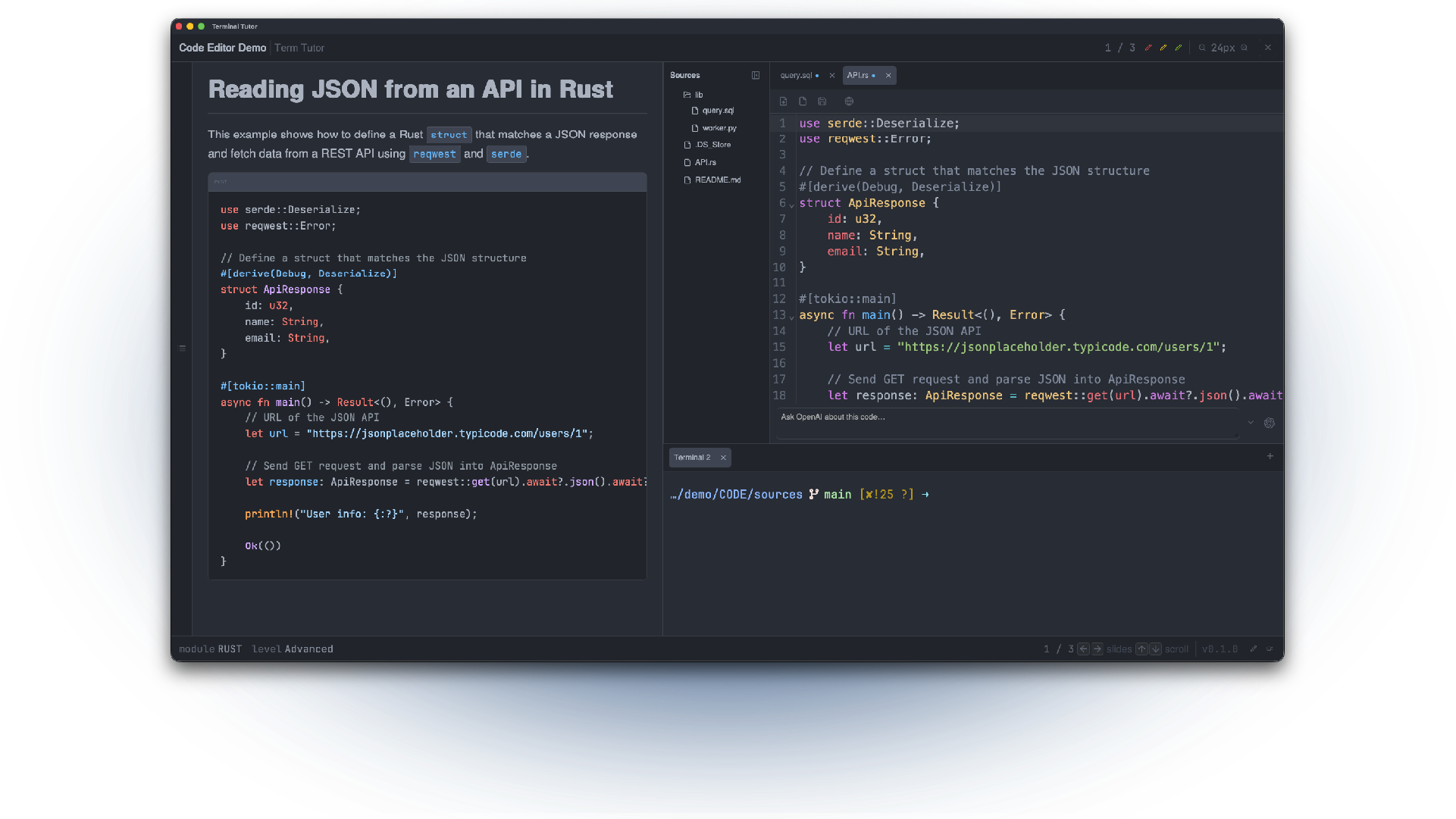 The Code Pane