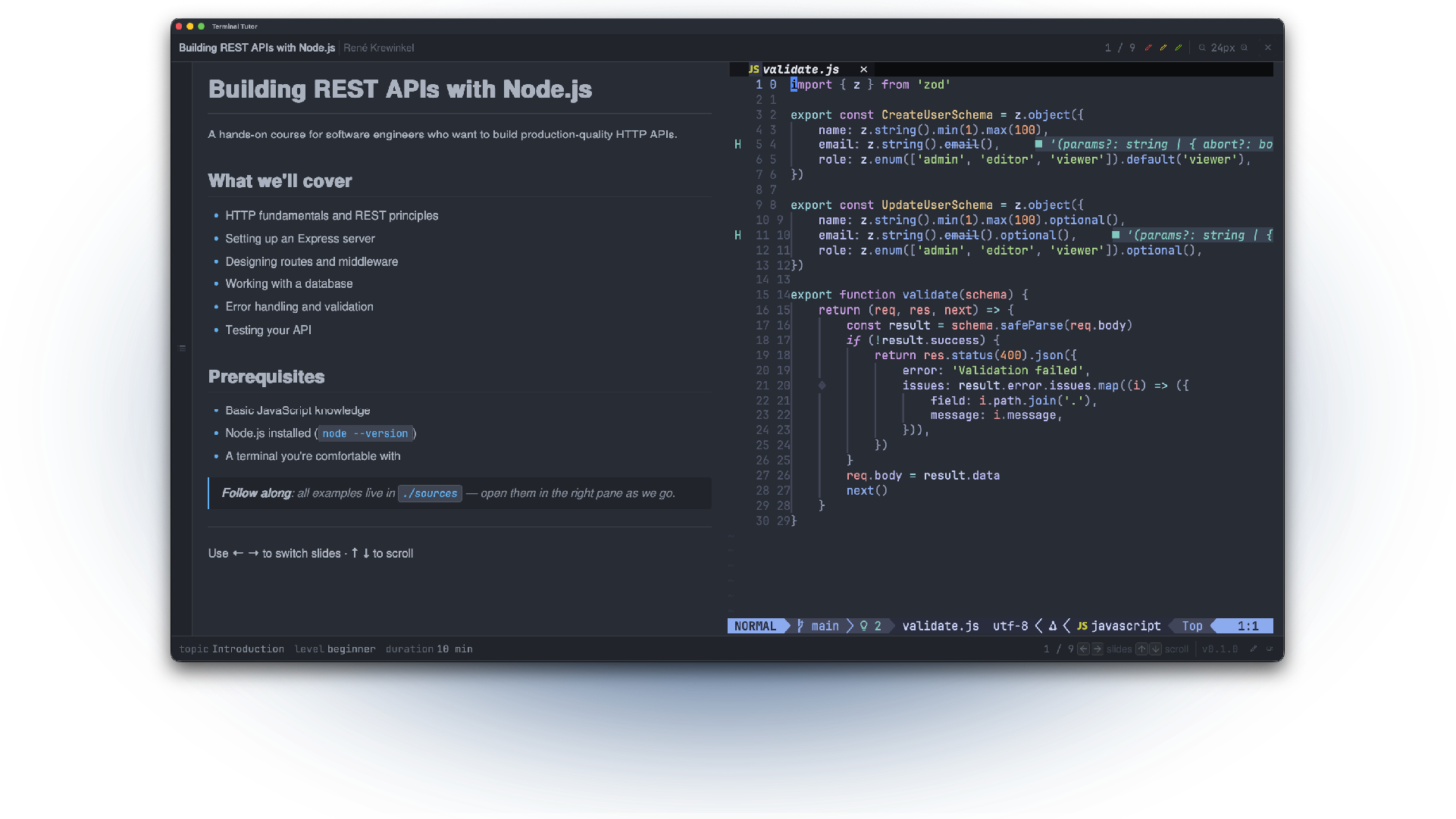 Terminal Pane